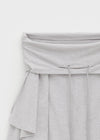 Ksheo Unbal Cancan Folding Midi Skirt