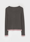 [MADE] Yusia Layered Snap Long Sleeve T-shirt