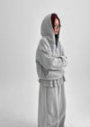 [MADE] Plain Cotton Hooded Zip-up