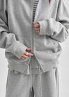 [MADE] Plain Cotton Hooded Zip-up