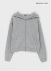 [MADE] Plain Cotton Hooded Zip-up