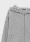[MADE] Plain Cotton Hooded Zip-up