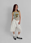 Bear Color Block See-through Sleeveless