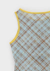 Bear Color Block See-through Sleeveless