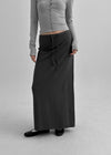 [MADE] Chico String Banding Long Skirt