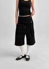 Venti Layered Bermuda Pants