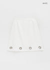 Hebre Eyelet Midi Skirt