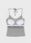 [MADE] Chico Halter String Sleeveless (Built-in Bra)
