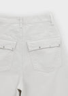 Noir Cotton Studded Bermuda Shorts