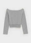 [MADE] Chico Boat Neck Smocking Long Sleeve Tshirt