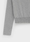 [MADE] Chico Boat Neck Smocking Long Sleeve Tshirt