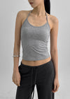 [MADE] Chico Halter String Sleeveless (Built-in Bra)