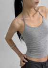 [MADE] Chico Halter String Sleeveless (Built-in Bra)