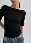 [MADE] Senko Boat Neck Half Sleeve Tee
