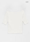 [MADE] Senko Boat Neck Half Sleeve Tee