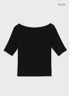 [MADE] Senko Boat Neck Half Sleeve Tee