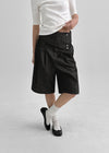 Venti Layered Bermuda Pants
