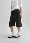Venti Layered Bermuda Pants