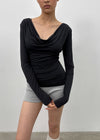 [MADE] Delief Cowl Neck Long Sleeve T-shirt
