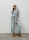 [MADE] Rookie Snap Wide Denim Pants