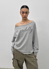 [MADE] Chippy Boatneck Print Long Sleeve T-shirt