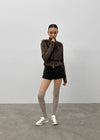 [MADE] Deki Fur Knit Zip-up