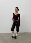 [MADE] Moven Stripe Capri Pants