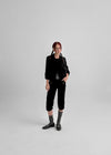 Puda Round Collar 7/8 Length Cotton Jacket