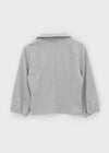 Puda Round Collar 7/8 Length Cotton Jacket