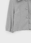 Puda Round Collar 7/8 Length Cotton Jacket