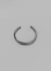 Herming Silver Wave Open Bracelet