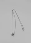 Frau Silver Pendant Drop Necklace