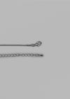Frau Silver Pendant Drop Necklace