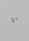 (Silver 925)Tuckit Heart Drop Piercing