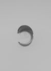 Kingp Silver Unbalanced Bold Open Bracelet