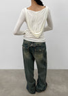 [MADE] Oliva Bijo Wide Denim Pants