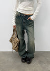 [MADE] Oliva Bijo Wide Denim Pants