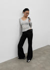 [MADE] Derif Low Waist Semi Bootcut Pants