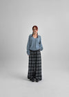 Le Cozy Loose Fit V-neck Knit (55% Wool)