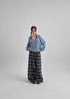 Le Cozy Loose Fit V-neck Knit (55% Wool)