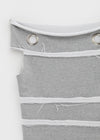 Selle Cut Eyelet Off-shoulder Top