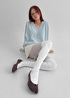 Le Cozy Loose Fit V-neck Knit (55% Wool)