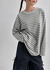[MADE] Ediri Stripe Box Long Sleeve T-shirt