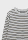 [MADE] Ediri Stripe Box Long Sleeve T-shirt