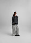 Hael cut balloon banding pants