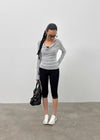 [MADE] Delief Cowl Neck Long Sleeve T-shirt
