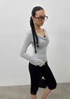 [MADE] Delief Cowl Neck Long Sleeve T-shirt