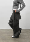 [MADE] Male Studded Skirt Pants