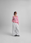 Le Cozy Loose Fit V-neck Knit (55% Wool)