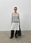 [MADE] Boril Batwing Off-Shoulder Long Sleeve Tee